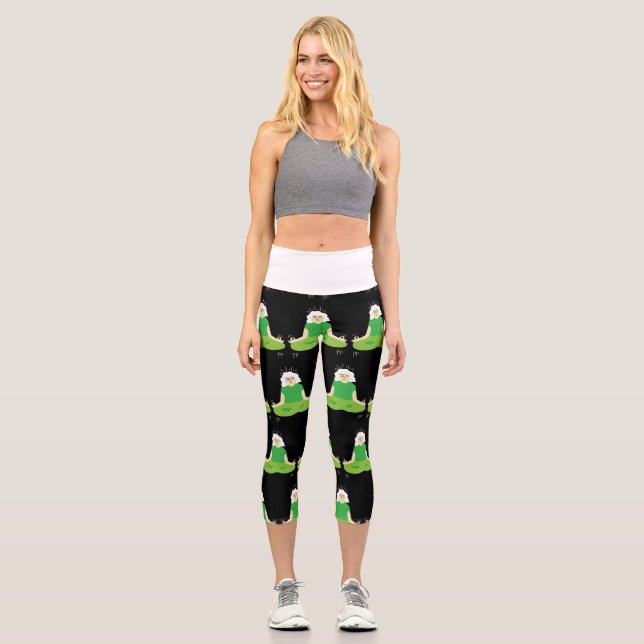 Leggings Capri meditación trascendental (Anverso)