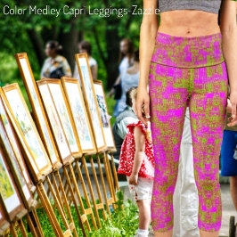 Leggings Capri Medley de color