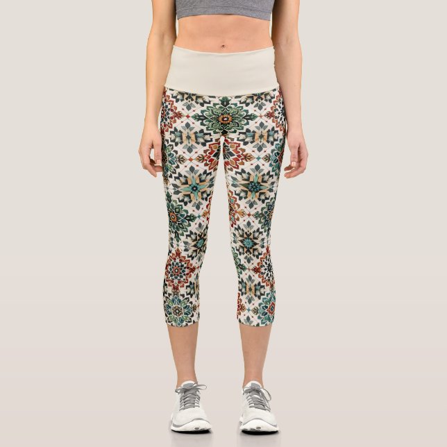Leggings Capri Melodía marroquí  (Anverso)