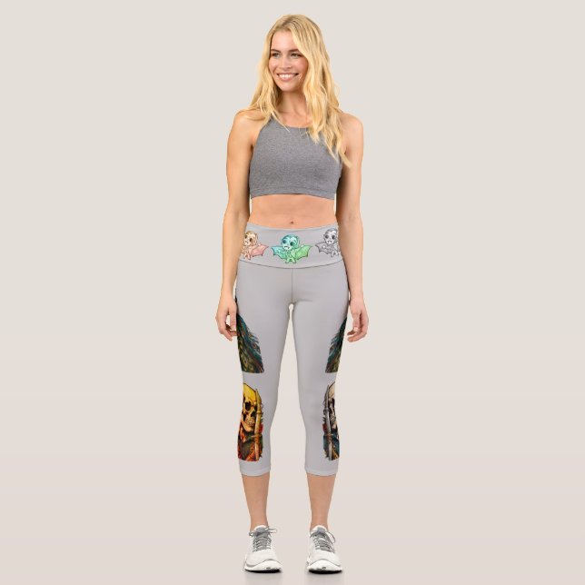 Leggings Capri Memento Mori (Anverso)