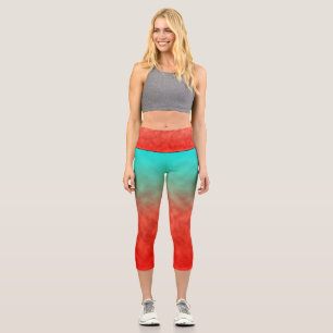 Leggings Capri Memoria del Cielo de Coral