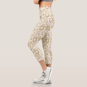 Leggings Capri Menú de alimentos de Oktoberfest