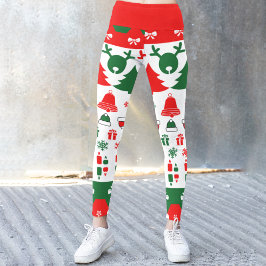 Leggings Capri Merry Deer