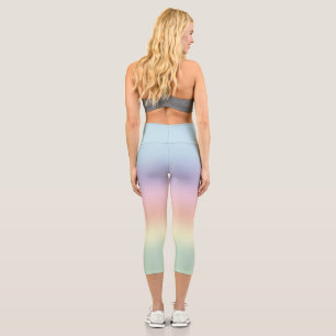 Leggings Capri Mezcla de bonito Pastel