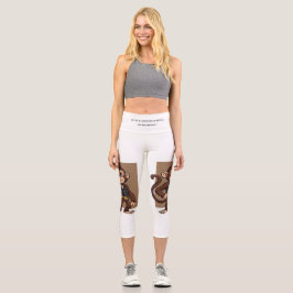 Leggings Capri Minimal Monkey – Calm Motion High Waisted Capris