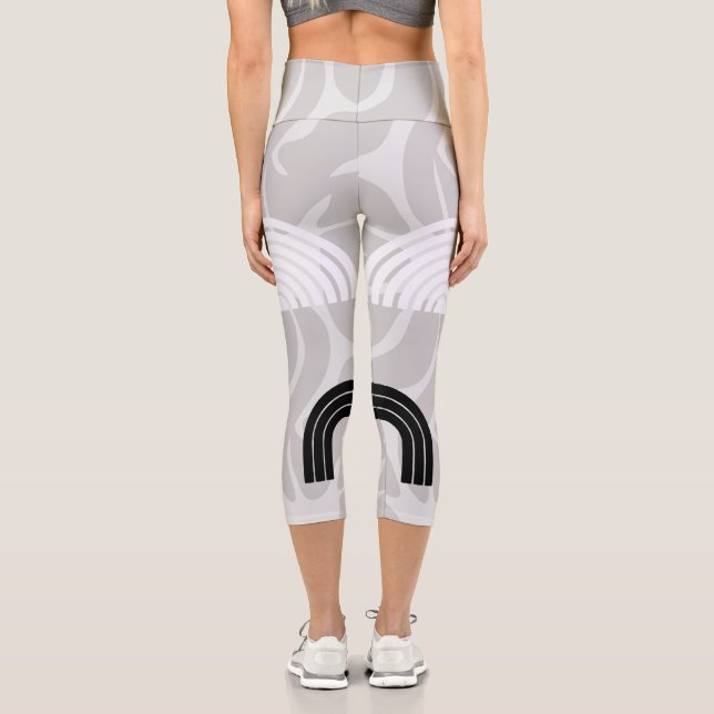 Leggings Capri Minimalist Mixed Boho Arches (Reverso )