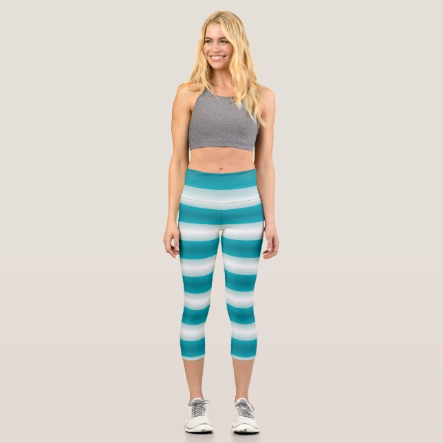 Leggings Capri Minty Fresh - Gradiente (Anverso)