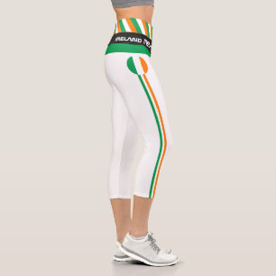 Leggings Capri Moda de bandera irlandesa, fitness, gorra deportiv