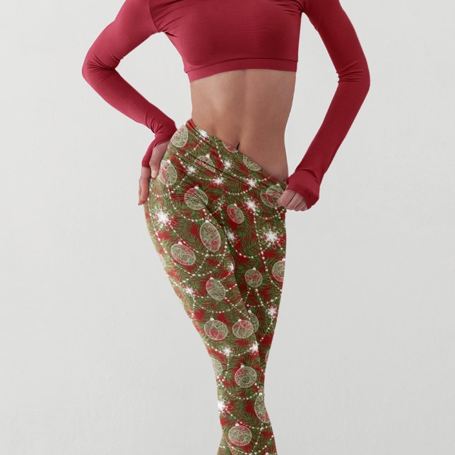 Leggings Capri Moda Elegantes Navidades Decoraciones de árboles d (Subido por el creador)