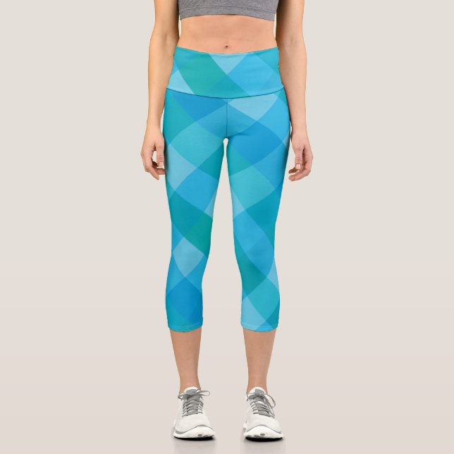 Leggings Capri Momento de Madras - Capr De Alta Desobediencia Ver (Anverso)