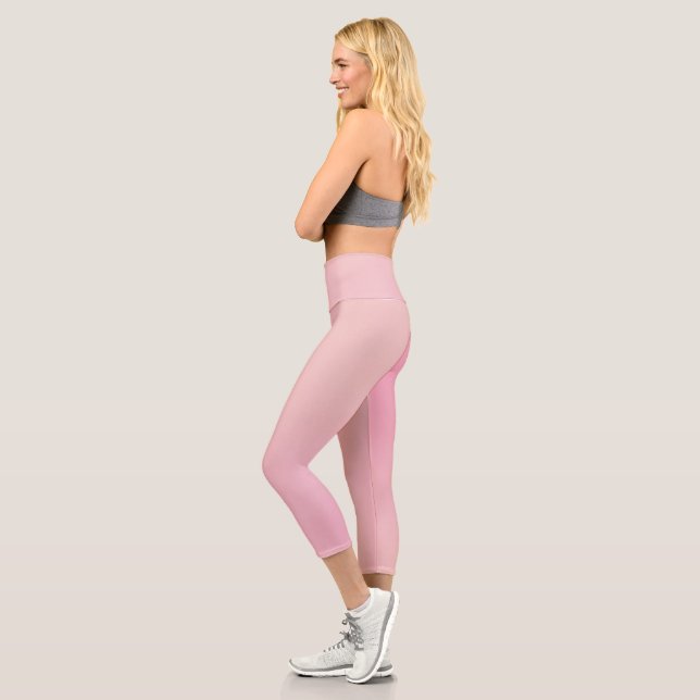 Leggings Capri Monograma moderno rosa Verde azulado (Izquierda)