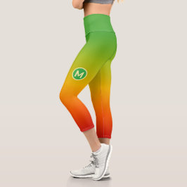Leggings Capri Monograma Tropical
