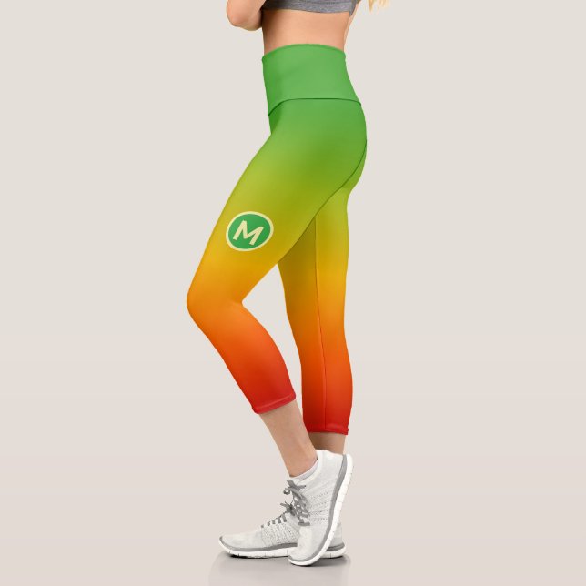 Leggings Capri Monograma Tropical (Izquierda)