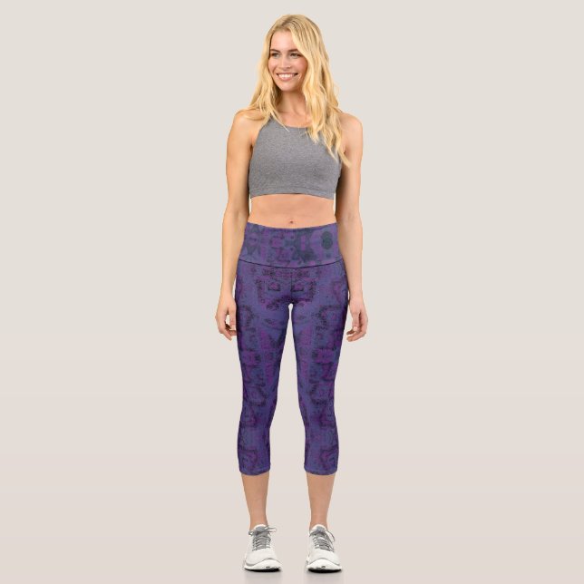 Leggings Capri Monopoly Purple (Anverso)
