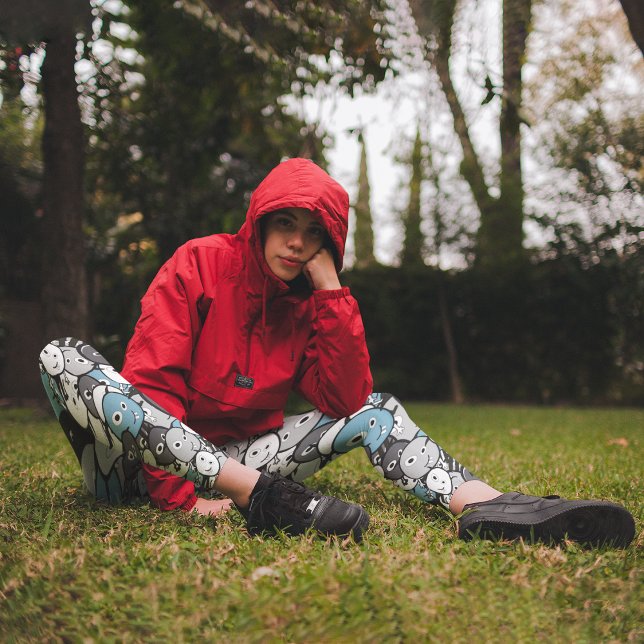 Leggings Capri Monstruos Personalizados divertidos (Subido por el creador)