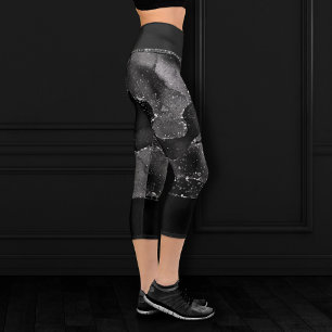 Leggings Capri Moody Agate   Sólo Purpurina de Gótico de Vamipía 