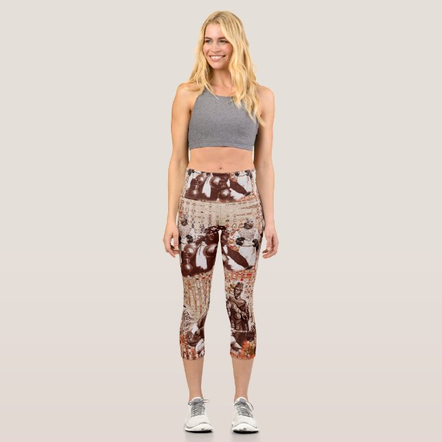 Leggings Capri Moroccan Feast V4 (Anverso)