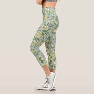 Leggings Capri Morris Vine & Jasmine Garden Flower Clásico