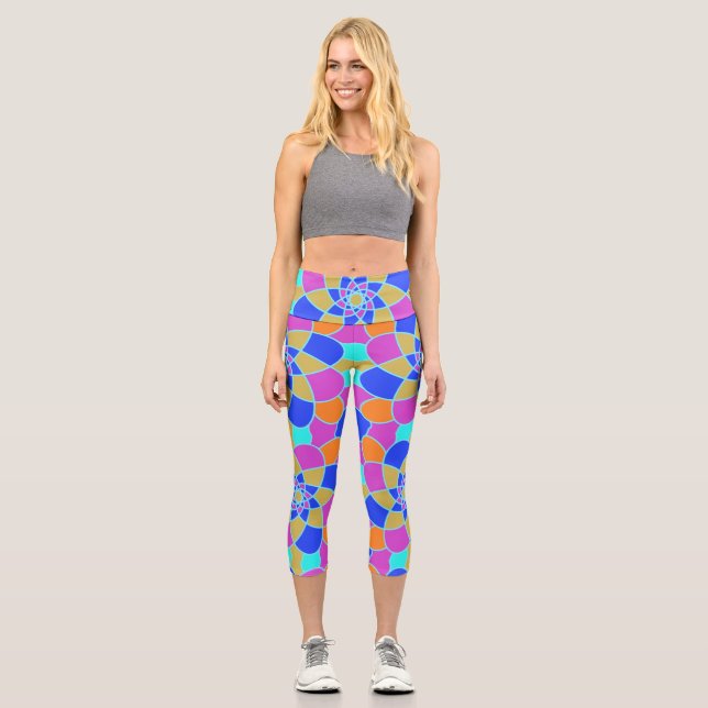 Leggings Capri Mosaic-ByRino (Anverso)