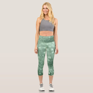 Leggings Capri 🌊💙 Movimiento de Marea Aquamarina