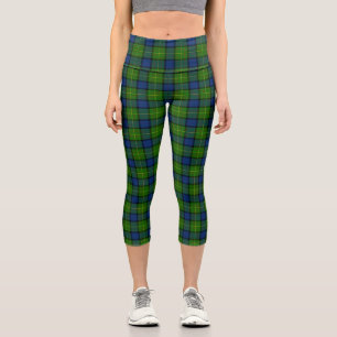 Leggings Capri Muir Moore tartan color azul
