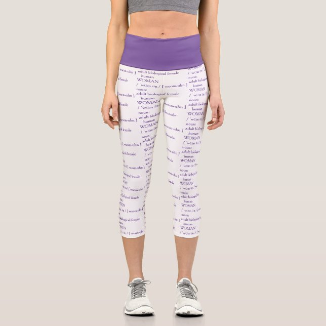 Leggings Capri Mujer: adulto humano biológico (Anverso)