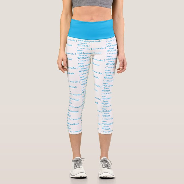 Leggings Capri Mujer: adulto humano biológico (Anverso)