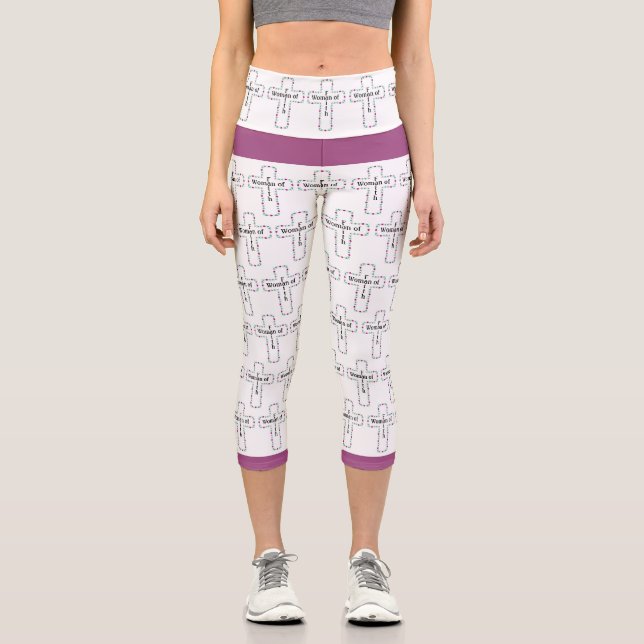 Leggings Capri Mujer de Fe (Anverso)