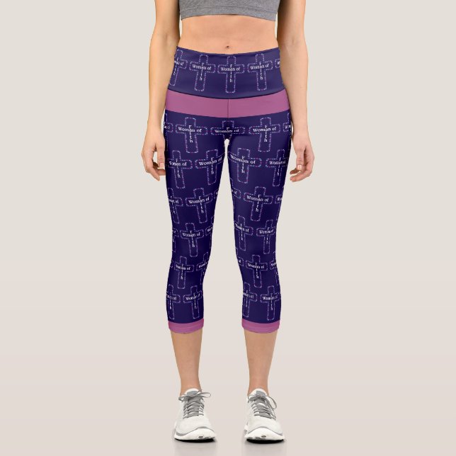 Leggings Capri Mujer de Fe (Anverso)