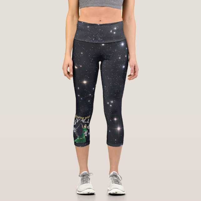 Leggings Capri Mujeres místicas (Anverso)
