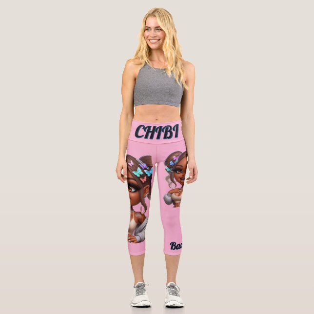 Leggings Capri Muñeca CHIBI Baddie (Anverso)