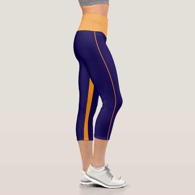 Leggings Capri Murugi Apparels Sunset Strids High Waisted (Derecha)