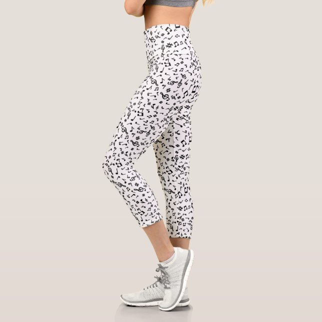 Leggings Capri Music Notes (Izquierda)