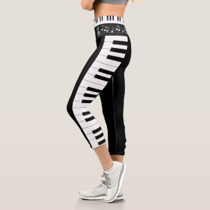 Leggings Capri Música de piano