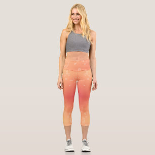 Leggings Capri Música Peach