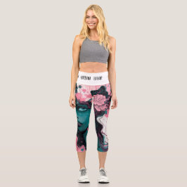 LEGGINGS CAPRI MUSSA FLORAL