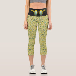 Leggings Capri My Polarized Glasses are Ready Pattern