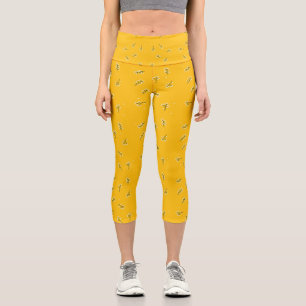 Leggings Capri Naranja amarillo elegante
