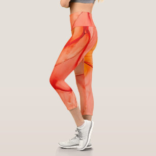 Leggings Capri Naranja Sherbet