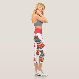 Leggings Capri Navidad