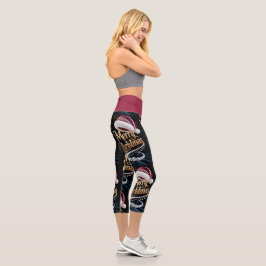 Leggings Capri Navidad