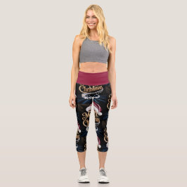 Leggings Capri Navidad