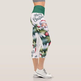 Leggings Capri Navidad