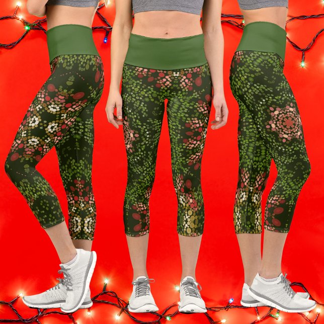 Leggings Capri Navidades Dot Mandala (Subido por el creador)