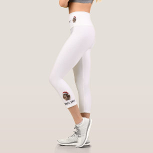 Leggings Capri Navidades guapos Kiwi, personalizado