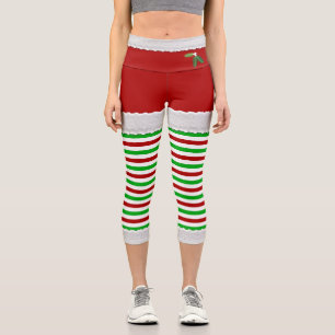 Leggings Capri Navidades Mistletoe