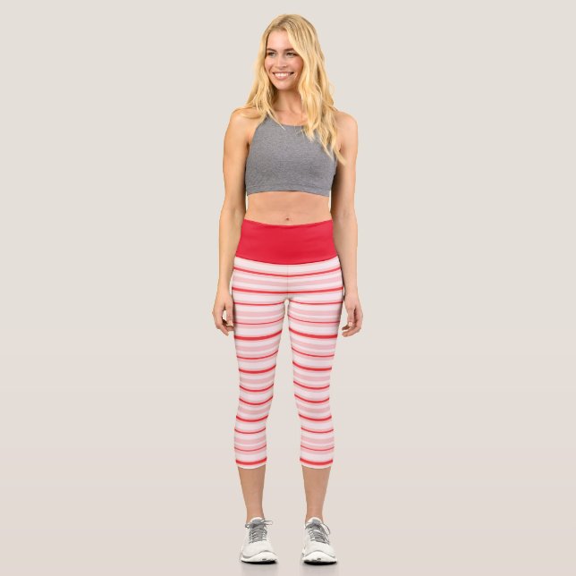 Leggings Capri Navidades/pantalones de menta (Anverso)