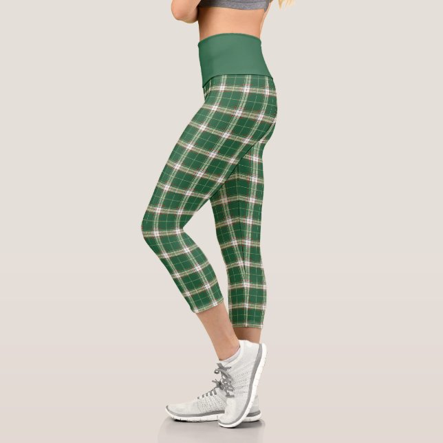 Leggings Capri Navidades Plaid 5 (Izquierda)
