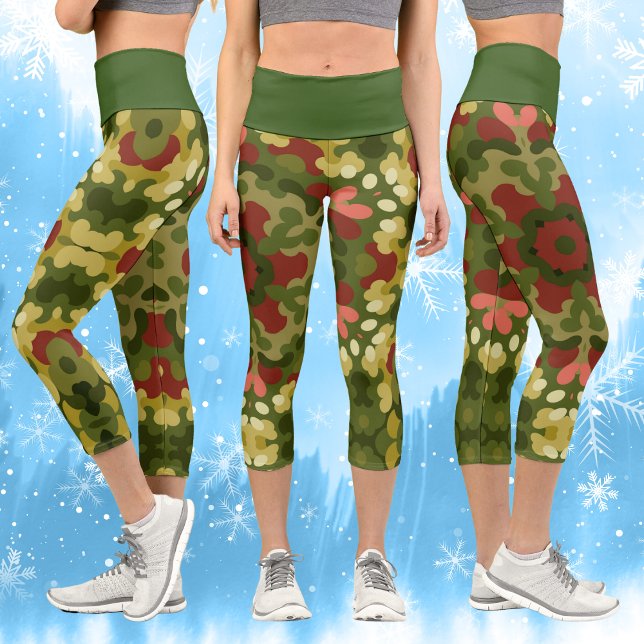 Leggings Capri Navidades retro Mandala (Subido por el creador)
