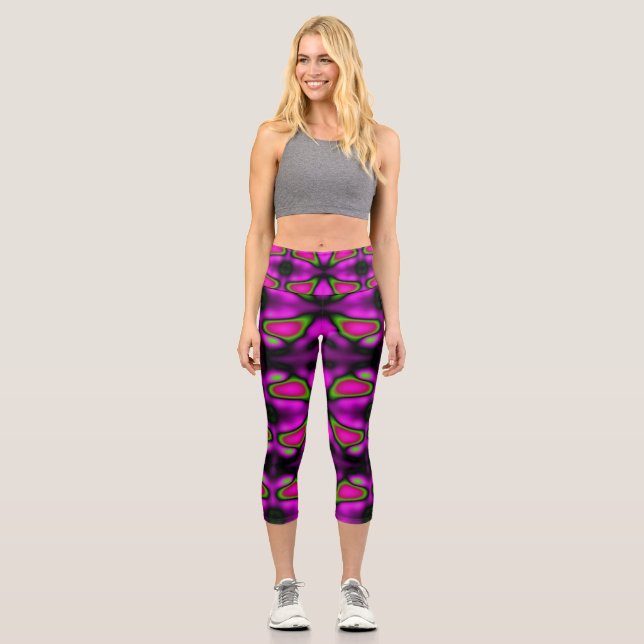 Leggings Capri Neon Nights (Anverso)